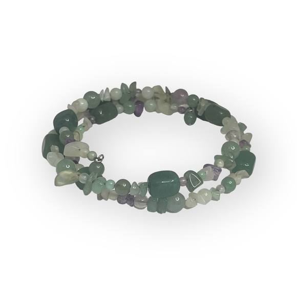 Park Lane ✿ Mandalay Snake Wrap Bracelet ✿ Aventurine + Amethyst ✿ Semi Precious - Picture 13 of 16